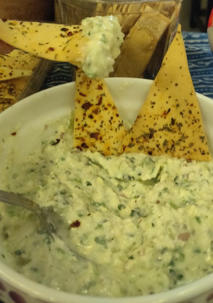 Garlicky Cheese Curd dip